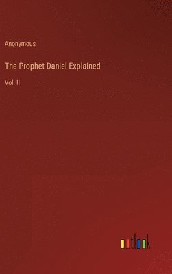 bokomslag The Prophet Daniel Explained