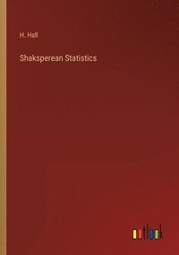 bokomslag Shaksperean Statistics