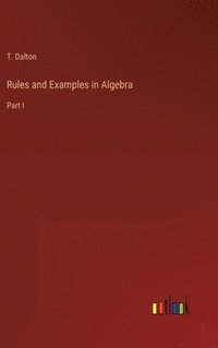 bokomslag Rules and Examples in Algebra