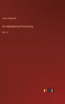 bokomslag An Alphabetical Dictionary