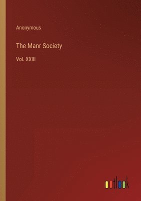 bokomslag Manr Society