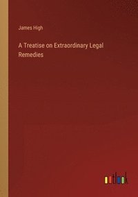 bokomslag A Treatise on Extraordinary Legal Remedies