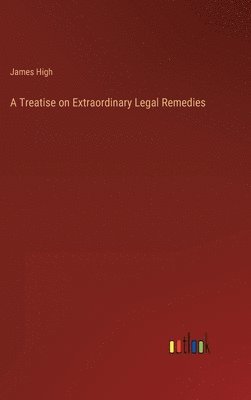 bokomslag A Treatise on Extraordinary Legal Remedies