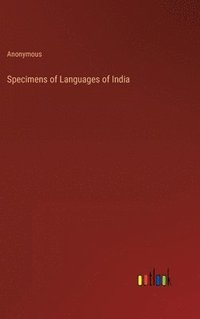 bokomslag Specimens of Languages of India