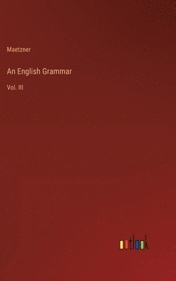 bokomslag An English Grammar