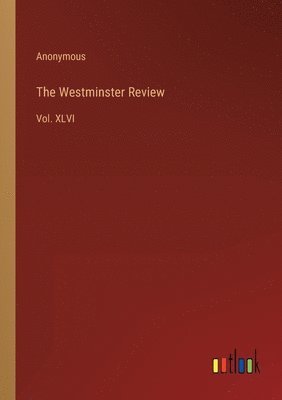 bokomslag The Westminster Review