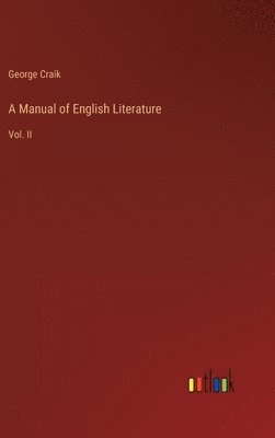 bokomslag Manual of English Literature