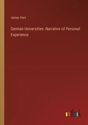 bokomslag German Universities