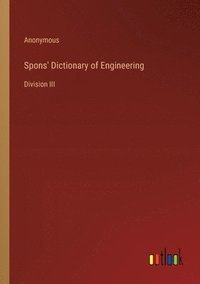 bokomslag Spons' Dictionary of Engineering