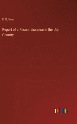 bokomslag Report of a Reconnaissance in the Ute Country