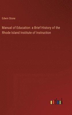 bokomslag Manual of Education