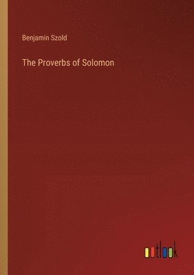 Proverbs of Solomon