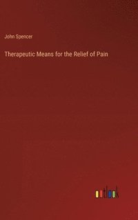 bokomslag Therapeutic Means for the Relief of Pain