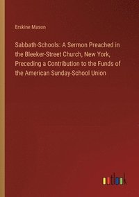 bokomslag Sabbath-Schools