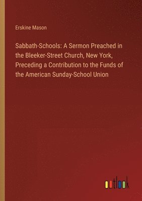 bokomslag Sabbath-Schools