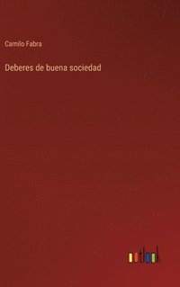 bokomslag Deberes de buena sociedad