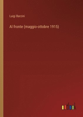 bokomslag Al fronte (maggio-ottobre 1915)