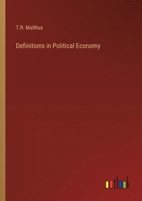 bokomslag Definitions in Political Economy