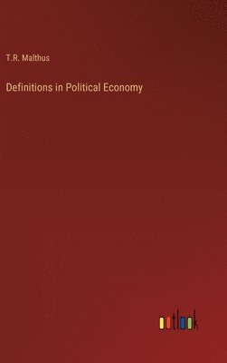 bokomslag Definitions in Political Economy