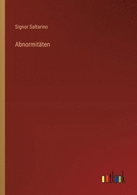bokomslag Abnormitäten
