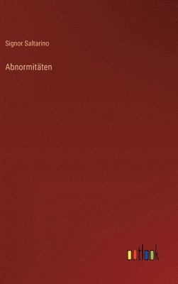 bokomslag Abnormitäten