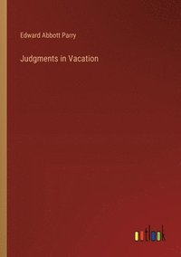 bokomslag Judgments in Vacation