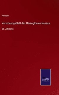 bokomslag Verordnungsblatt des Herzogthums Nassau