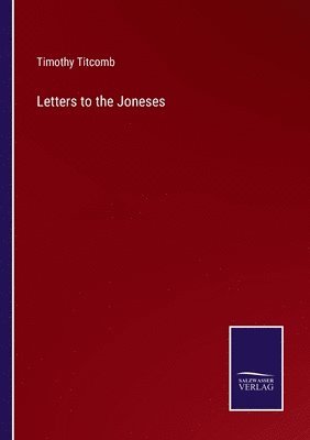 bokomslag Letters to the Joneses