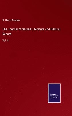 The Journal of Sacred Literature and Biblical Record 1