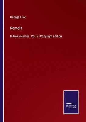 George Eliot - Romola, Häftad
