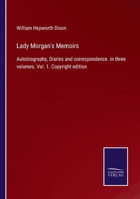 bokomslag Lady Morgan's Memoirs