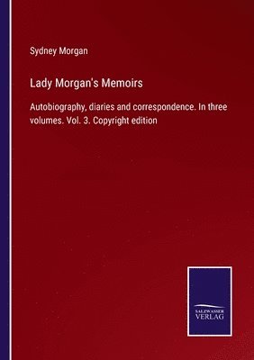 bokomslag Lady Morgan's Memoirs