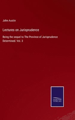 bokomslag Lectures on Jurisprudence