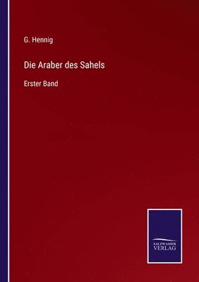 bokomslag Die Araber des Sahels