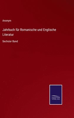 bokomslag Jahrbuch für Romanische und Englische Literatur