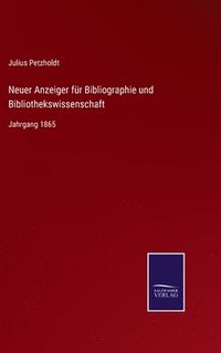 bokomslag Neuer Anzeiger fr Bibliographie und Bibliothekswissenschaft