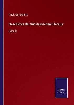 bokomslag Geschichte der Sdslawischen Literatur