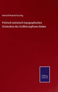 bokomslag Politisch-statistisch-topographisches Ortslexikon des Großherzogthums Baden