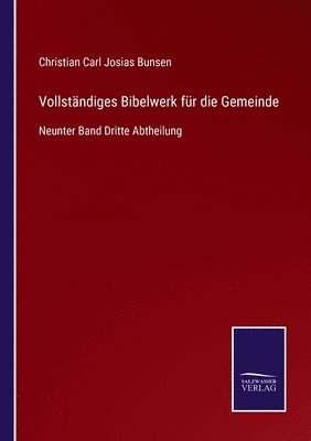 bokomslag Vollstndiges Bibelwerk fr die Gemeinde