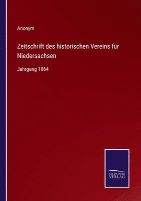 bokomslag Zeitschrift des historischen Vereins fr Niedersachsen