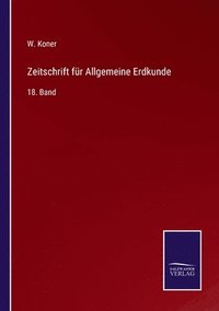 bokomslag Zeitschrift fr Allgemeine Erdkunde