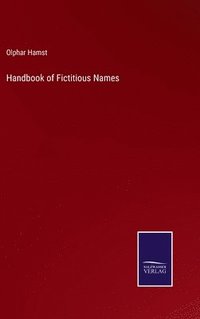 bokomslag Handbook of Fictitious Names