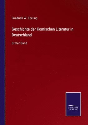 bokomslag Geschichte der Komischen Literatur in Deutschland