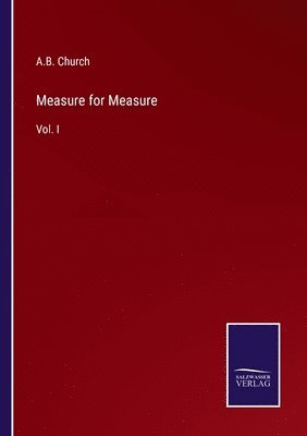 bokomslag Measure for Measure