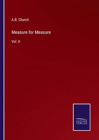 bokomslag Measure for Measure