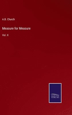 bokomslag Measure for Measure