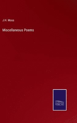 bokomslag Miscellaneous Poems