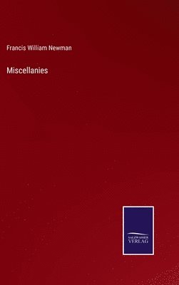 bokomslag Miscellanies