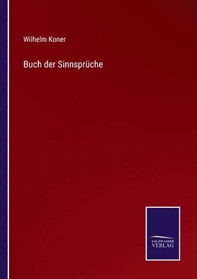 bokomslag Buch der Sinnsprche