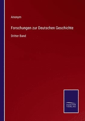 bokomslag Forschungen zur Deutschen Geschichte